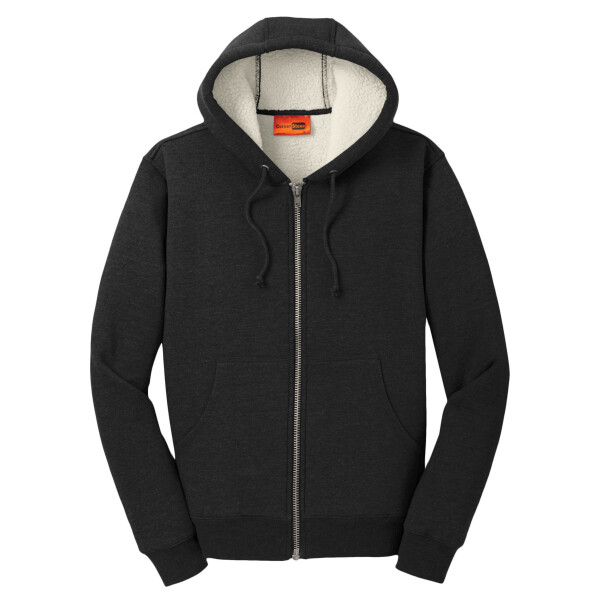 Heavyweight Sherpa Lined Hooded Fleece 