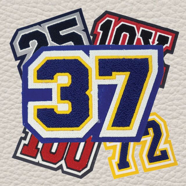 Chenille Year Patches