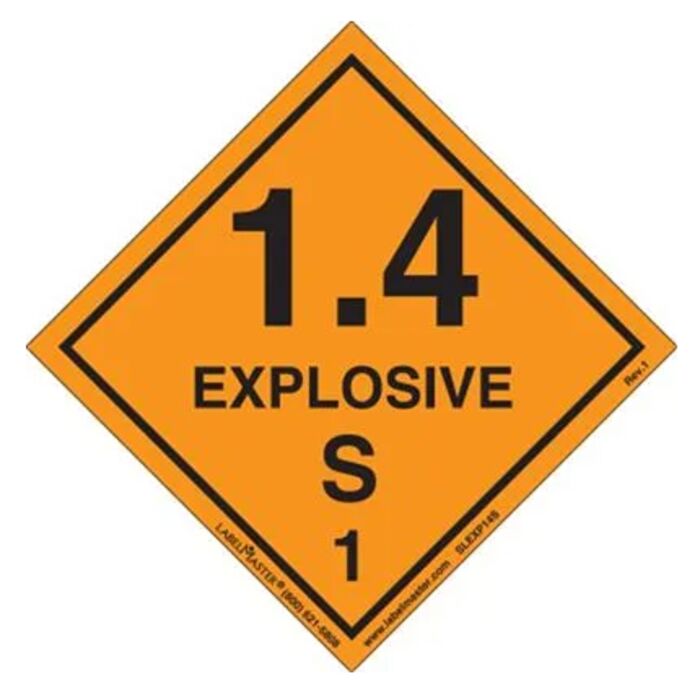 EXPLOSIVE CLASS 1.4 Thumbnail