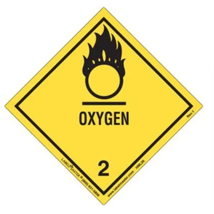 WORDED OXYGEN LABELS Thumbnail