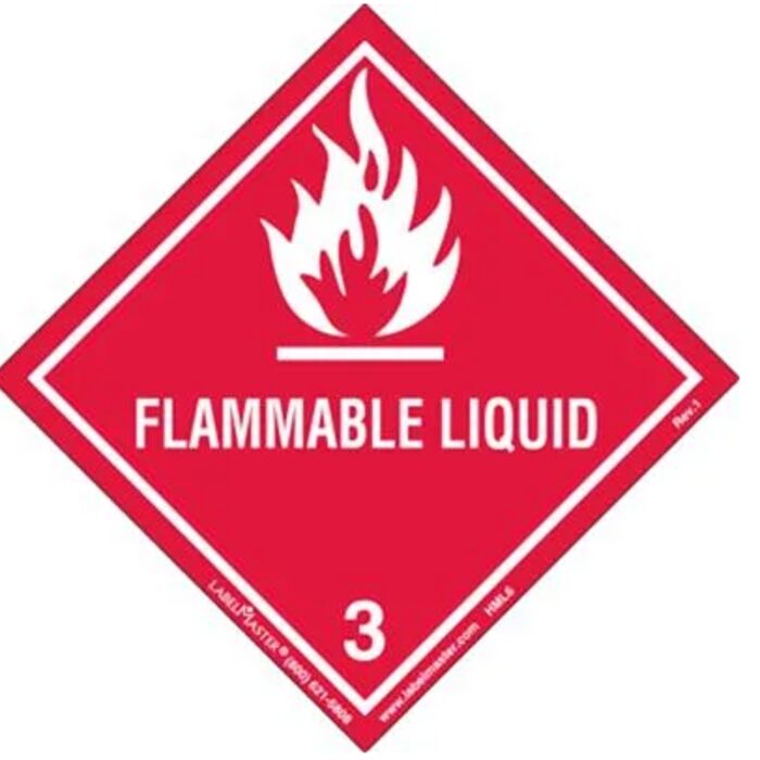 INTERNATIONAL WORDLESS FLAMMABLE LIQUID LABELS Thumbnail