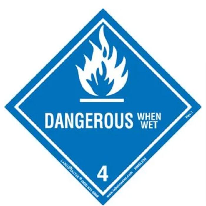 WORDED DANGEROUS WHEN WET LABELS Thumbnail