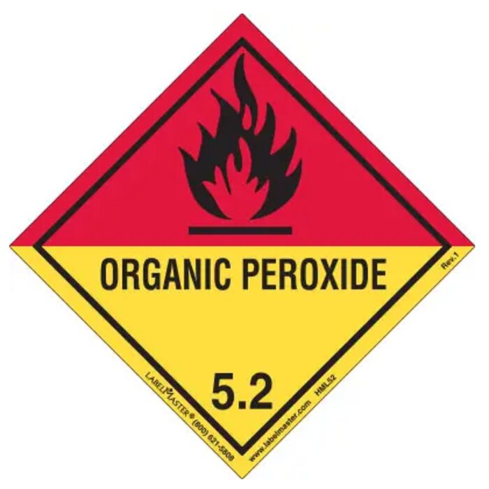 WORDED REVISED ORGANIC PEROXIDE LABELS Thumbnail