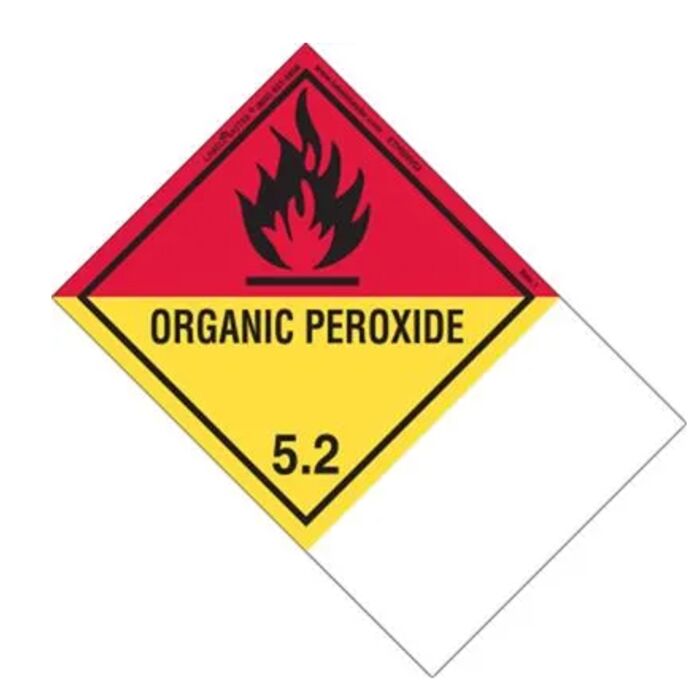 BLANK SHIPPING NAME REVISED ORGANIC PEROXIDE LABELS Thumbnail
