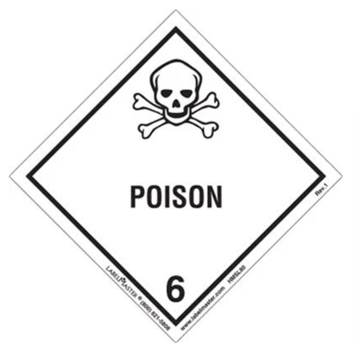 WORDED POISON LABELS Thumbnail