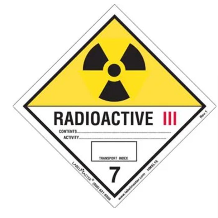 WORDED RADIOACTIVE III LABELS Thumbnail