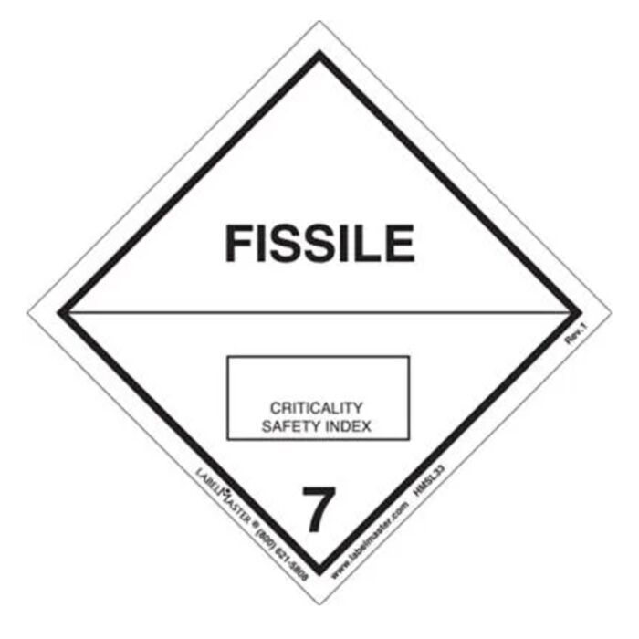 WORDED FISSILE LABELS Thumbnail