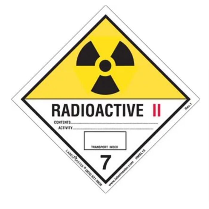 PERSONALIZED SHIPPING NAME RADIOACTIVE II LABELS Thumbnail