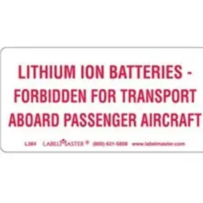 Lithium Battery Forbidden Markings Thumbnail