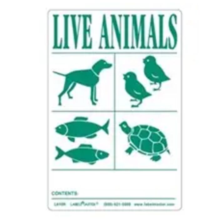 LIVE ANIMAL LABELS Thumbnail