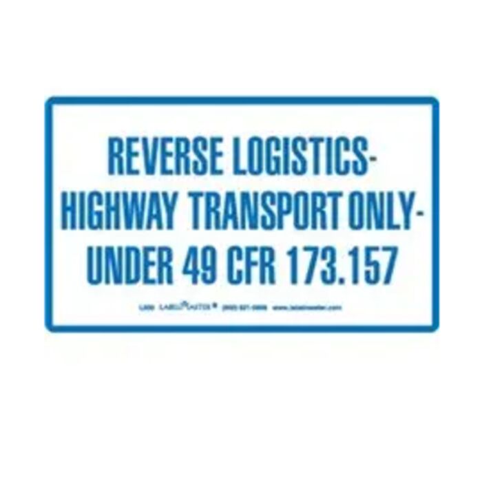 REVERSE LOGISTICS MARKINGS Thumbnail