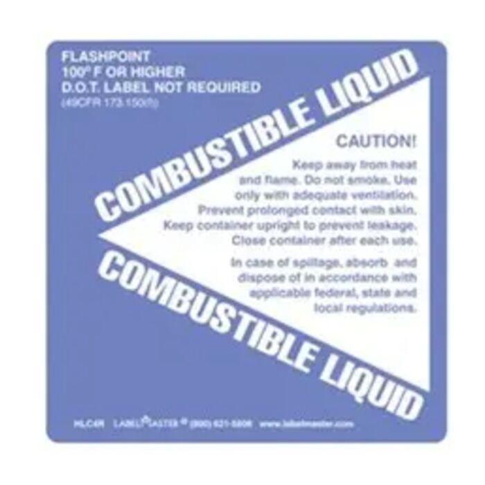 COMBUSTIBLE LIQUID LABELS Thumbnail