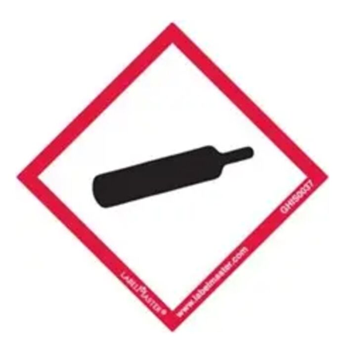 GHS GAS CYLINDER PICTOGRAM LABELS Thumbnail