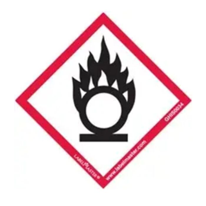 GHS FLAME OVER CIRCLE PICTOGRAM LABELS Thumbnail