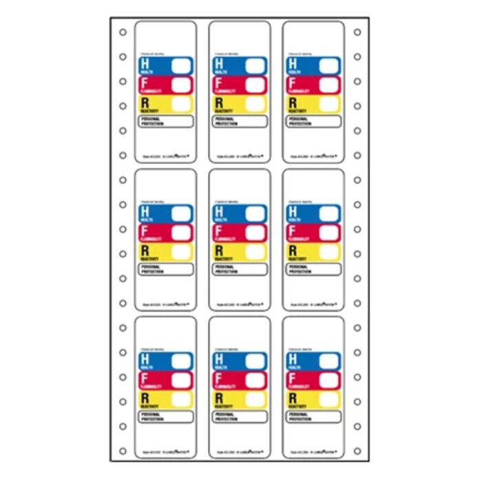 HAZCOM (THIS®) PIN-FEED LABELS Thumbnail