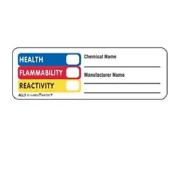 HAZCOM (THIS®) CHEMICAL NAME LABELS Thumbnail