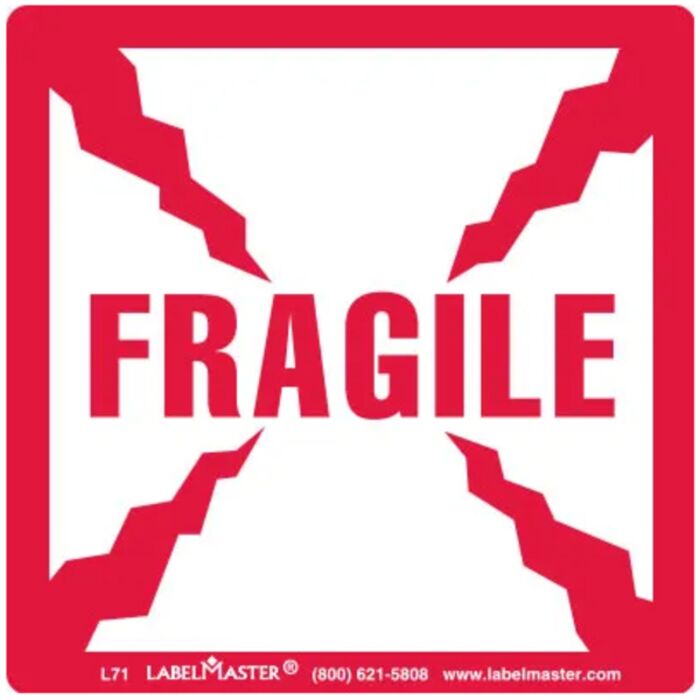 FRAGILE HANDLE WITH CARE LABELS Thumbnail