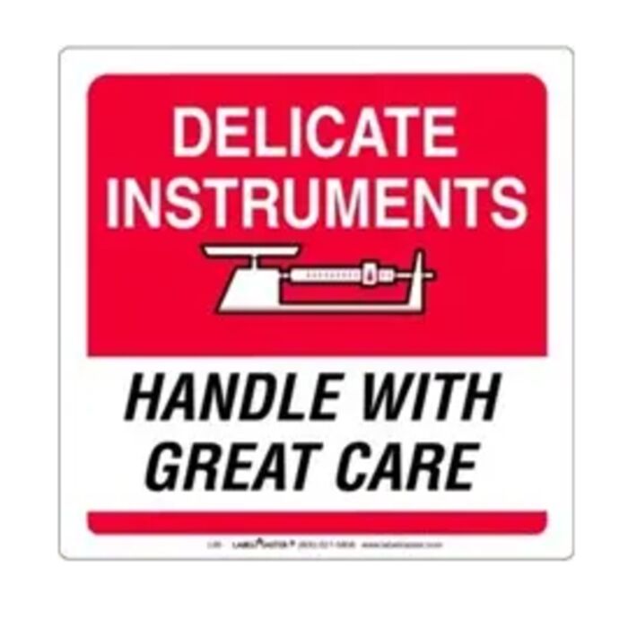 DELICATE INSTRUMENTS HANDLE WITH CARE LABELS Thumbnail
