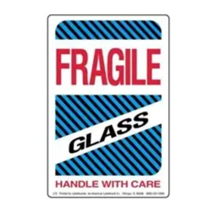 FRAGILE GLASS LABELS Thumbnail