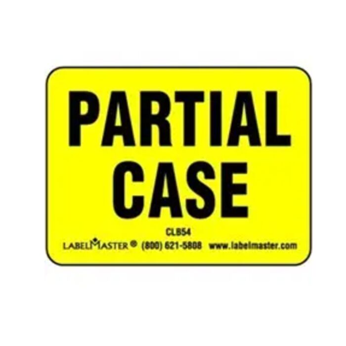 PARTIAL CASE LABELS Thumbnail