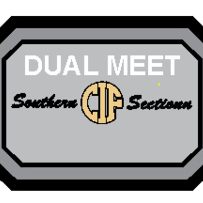 Chenille Rectangle CIF Dual Meet Wrestling Patch Thumbnail