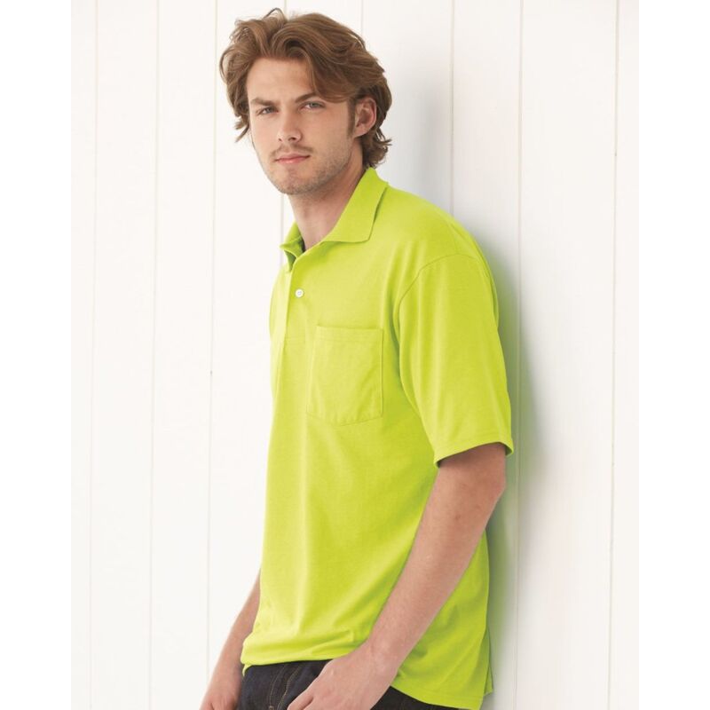SpotShield™ 5.6-Ounce Jersey Knit Sport Shirt with Pocke Thumbnail