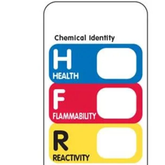 Standard Hazcom (THIS®) Label, 1" x 2", Paper Personalized Thumbnail