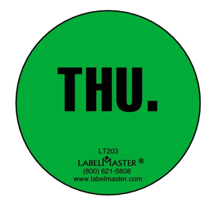 Thursday Label Thumbnail