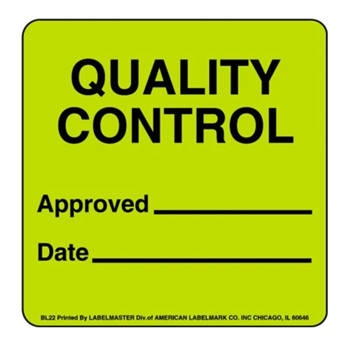 Quality Control Label Thumbnail