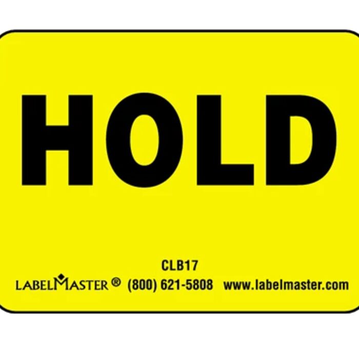 Hold Label Thumbnail