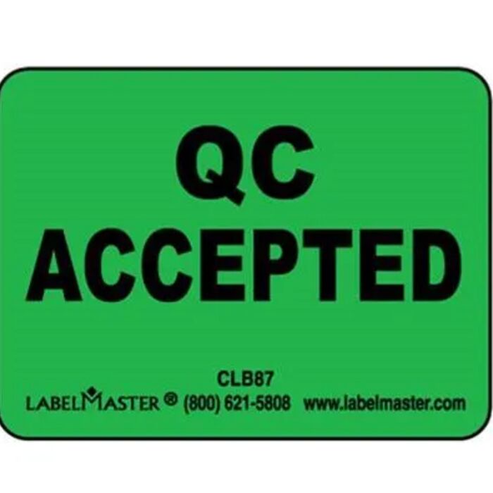 QC Accepted Label Thumbnail