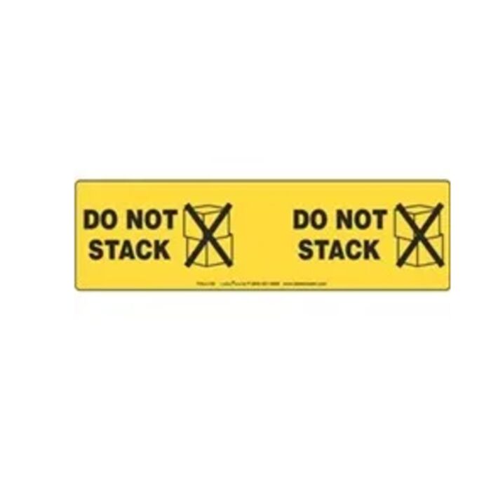Do Not Stack Label Thumbnail