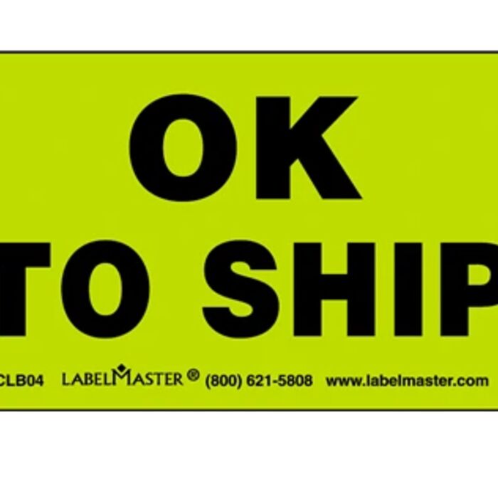 Ok To Ship Label Thumbnail