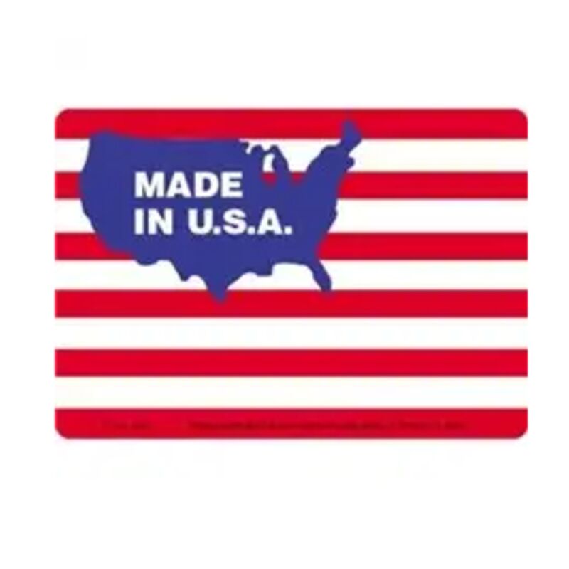 Made in the USA Flag Labels, 2 3/4" x 1 7/8" Thumbnail