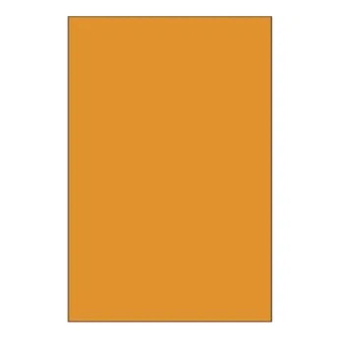 Blank 3" x 5" Rectangle Paper Label, Fluorescent Orange Thumbnail