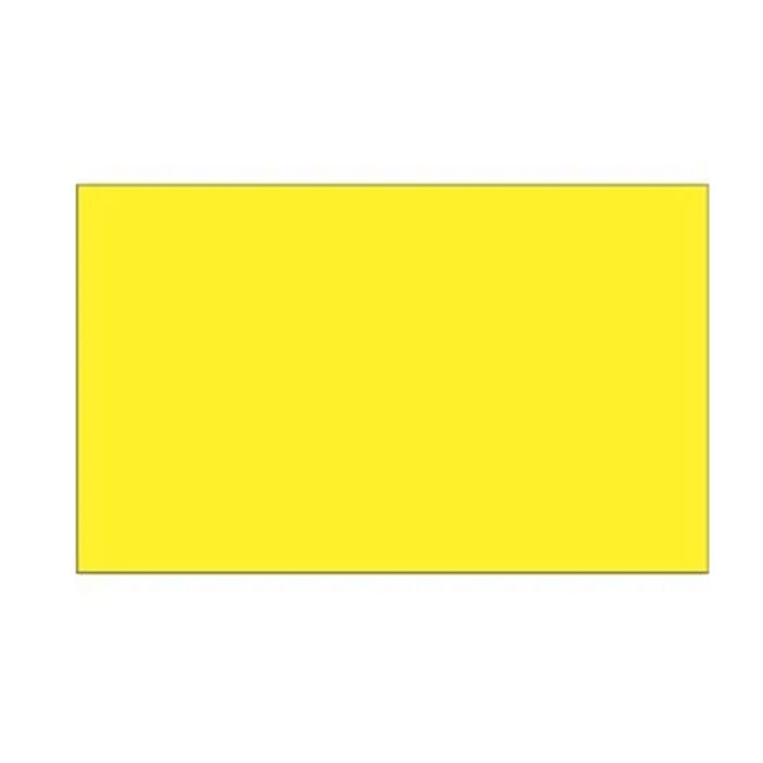 Blank 3 1/4" x 2" Rectangle Paper Label, Yellow Thumbnail