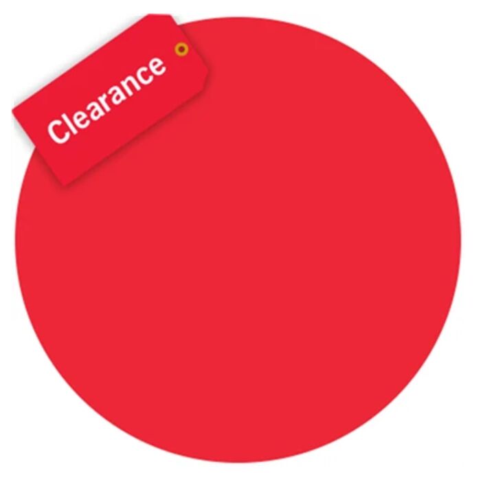 Save 50% - Blank 3/4" Circle Paper Label, Fluorescent Red Thumbnail