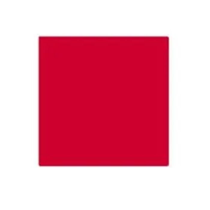 Blank 3" Square Paper Label, Fluorescent Red Thumbnail