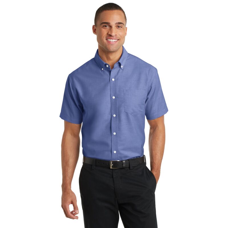 Short Sleeve SuperPro™ Oxford Shirt Thumbnail