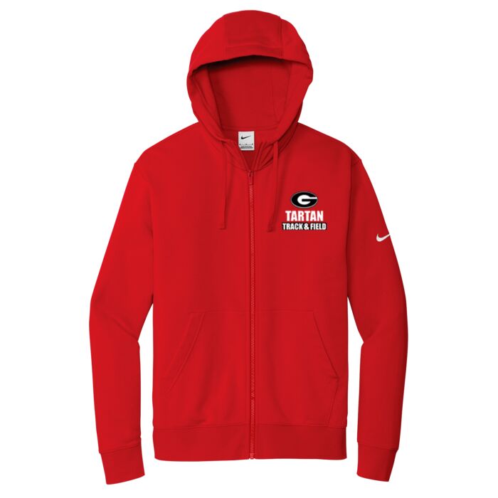 NKDR1499 GHS Track Nike Club Fleece Full Zip Hoodie Thumbnail