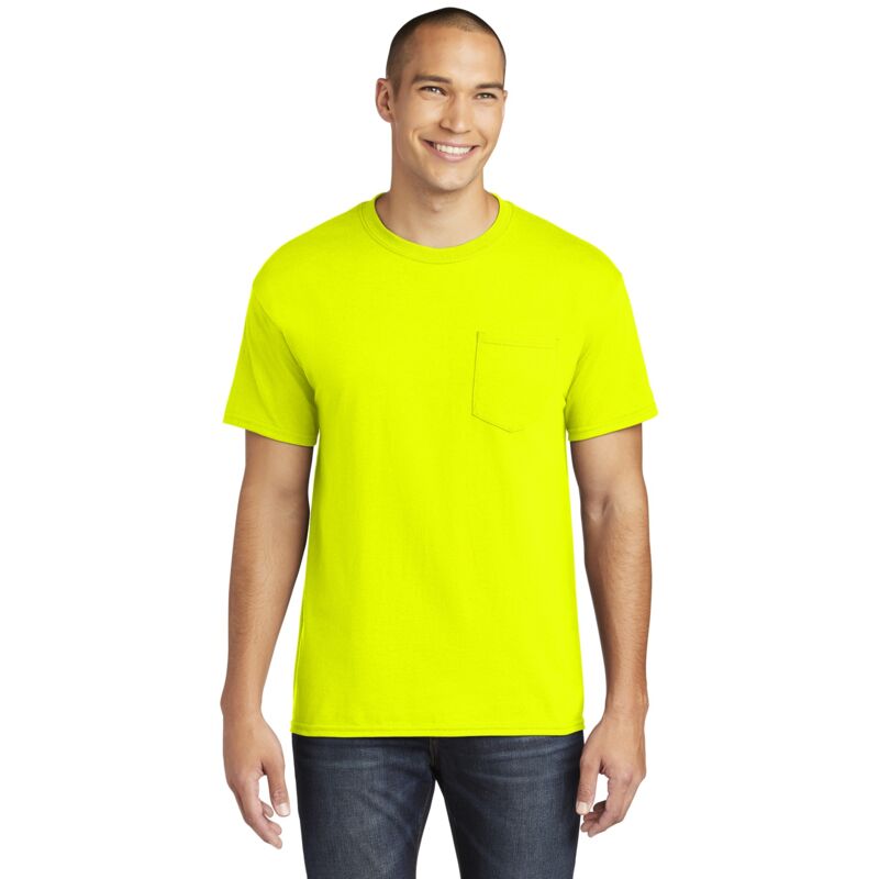 Heavy Cotton  100% Cotton Pocket T Shirt Thumbnail