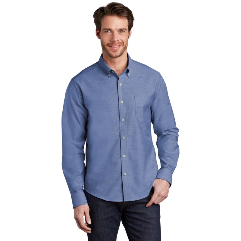 S651  Port Authority ® Untucked Fit SuperPro ™ Oxford Shirt Thumbnail