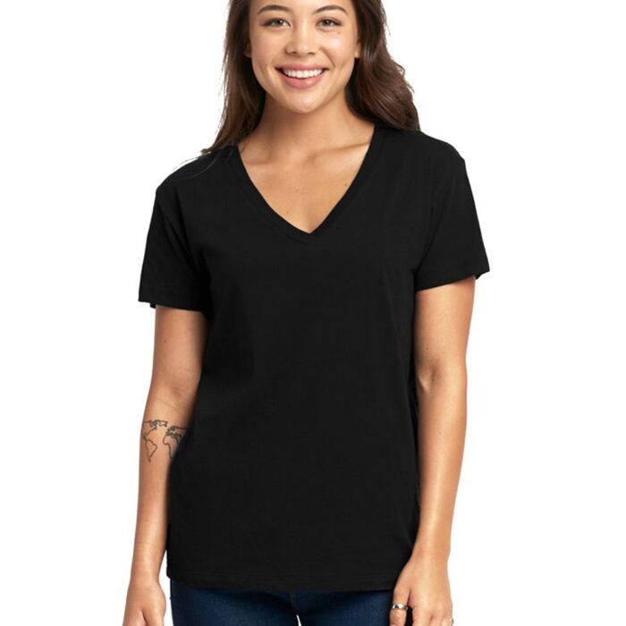 3940 - Women’s Cotton V-Neck T-Shirt Thumbnail