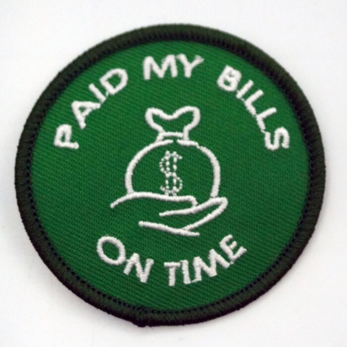PAID MY BILLS ON TIME PATCH Thumbnail