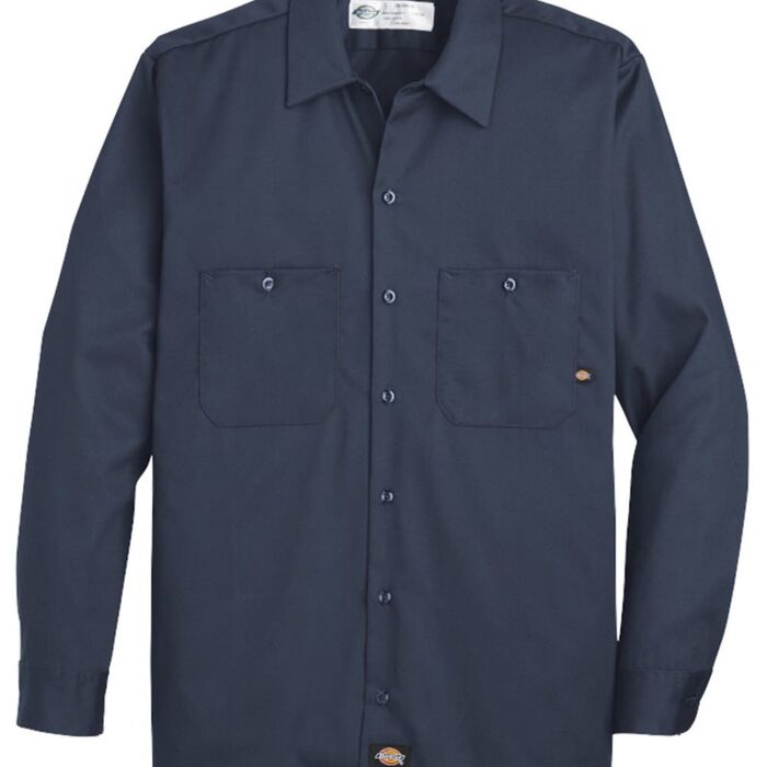 Industrial Cotton Long Sleeve Work Shirt Thumbnail