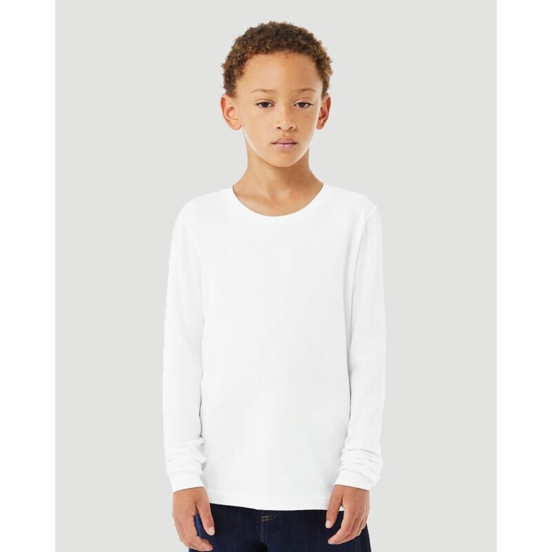 3501YCVC Youth Heather CVC Long Sleeve Tee Thumbnail