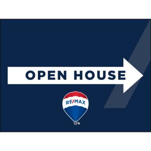 Remax 18"x24" Blue Promo Open House Signs Thumbnail