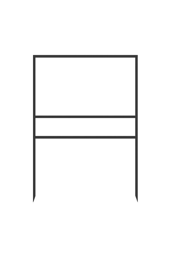 18x24 Double Stake Frame Bottom Rider Thumbnail