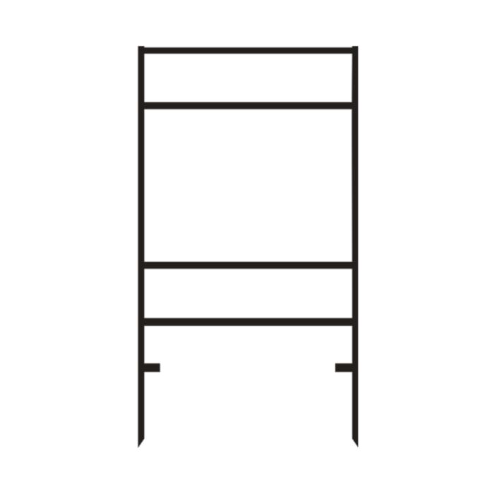 18x24 Double Stake Frame Top & Bottom Rider Thumbnail