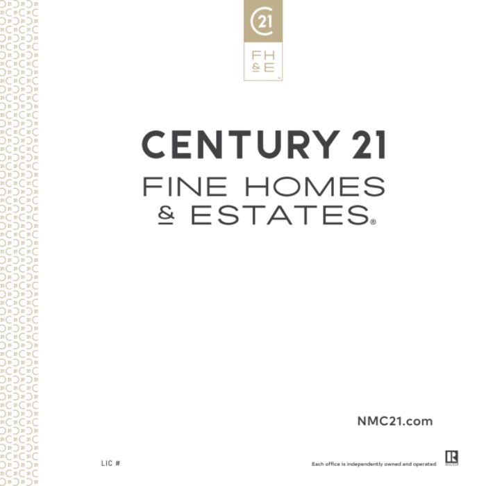 Century 21 24"x24" Standard For Sale Signs - Fine Homes & Estates White Thumbnail
